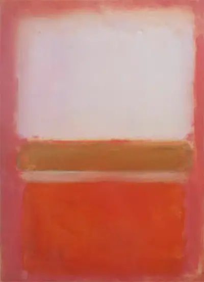 Ohne Titel (Weiß, Rosa und Senfgelb) Mark Rothko